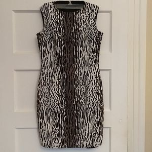 St. John leopard print dress
